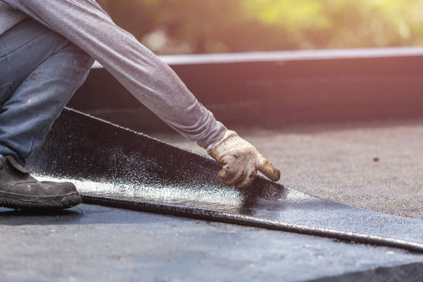Professional Basement Waterproofing technician working in Watervliet, MI